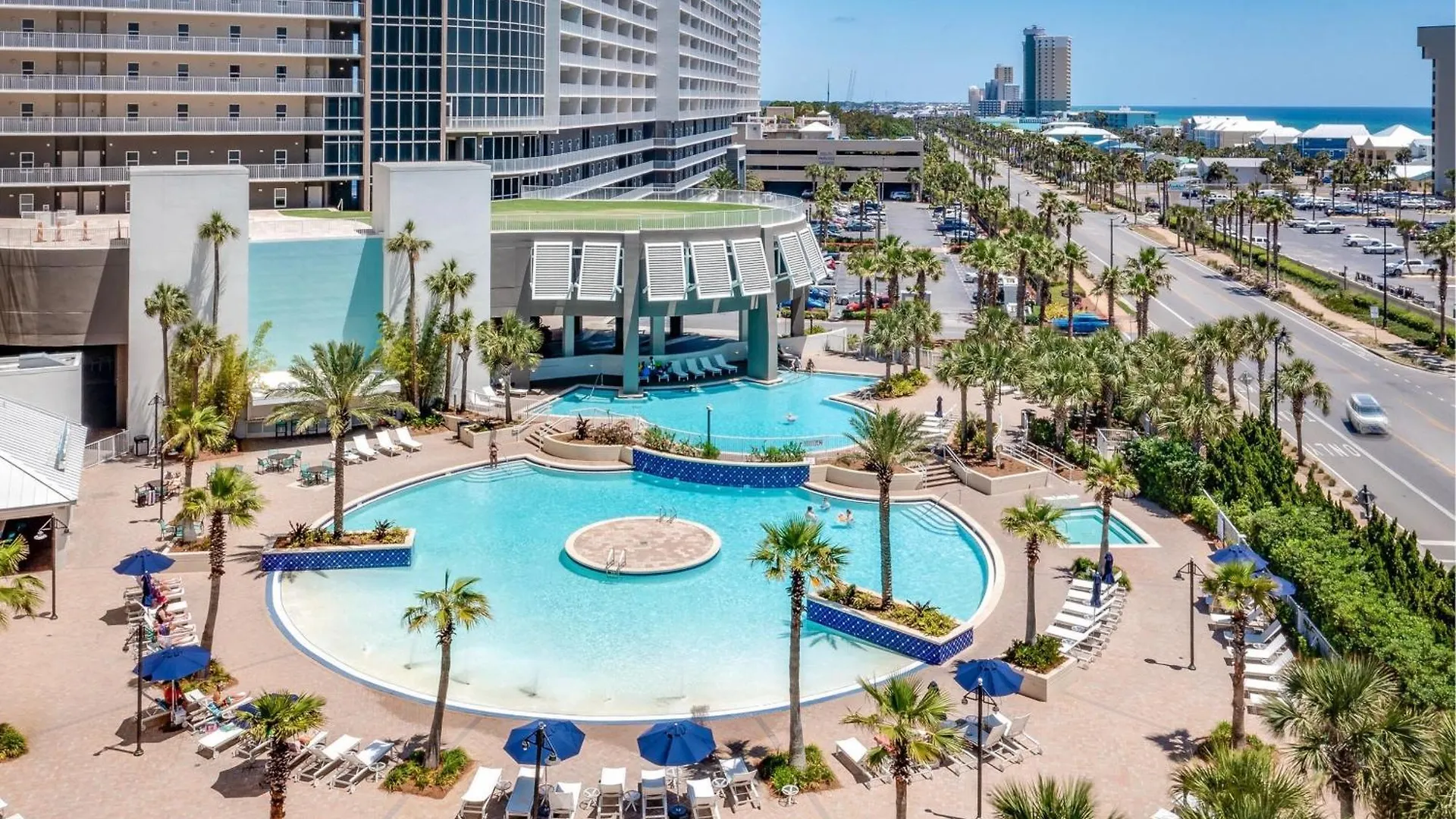 Beach & Ocean Views! Steps To Beach & Dining, Sleeps 9! Dolce Vita Getaways Pcb Panama City Beach Apartment