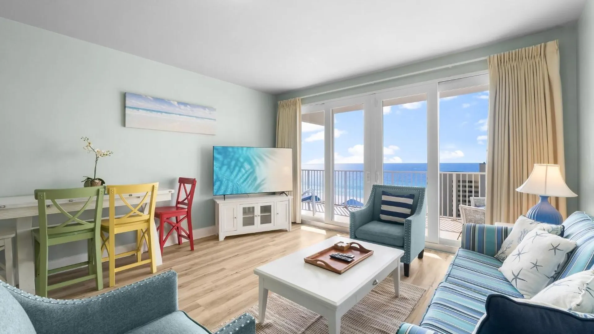 Beach & Ocean Views! Steps To Beach & Dining, Sleeps 9! Dolce Vita Getaways Pcb Panama City Beach Apartment